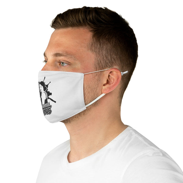 White Adjustable Face Mask