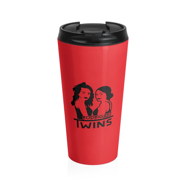 Red Stainless Steel Travel Mug