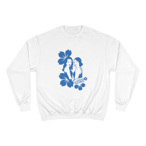 Blue flower Champion Sweatshirt