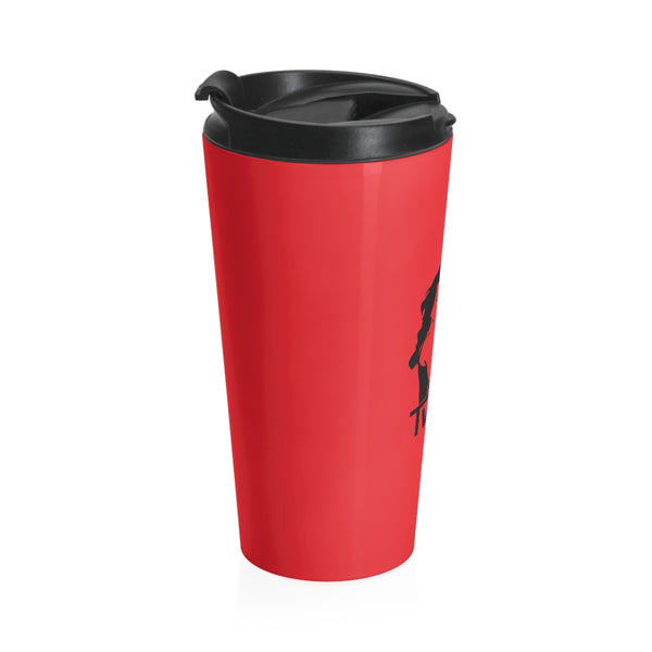 Red Stainless Steel Travel Mug