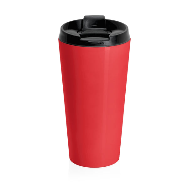 Red Stainless Steel Travel Mug