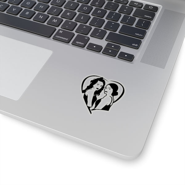 Transparent Heart Stickers