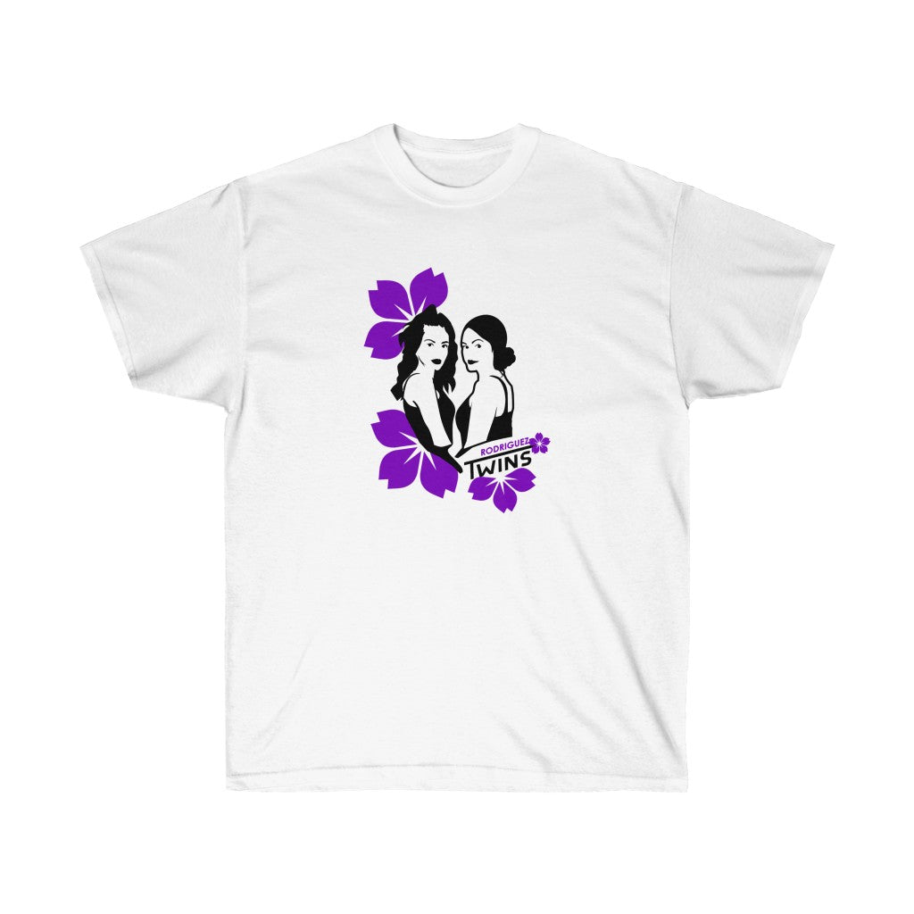 Purple blossom Cotton Tee