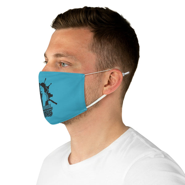 Blue Adjustable Face Mask