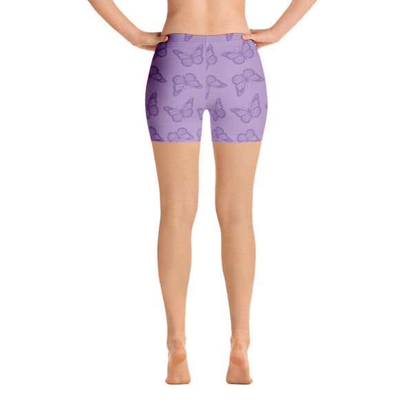 Purple butterfly Shorts