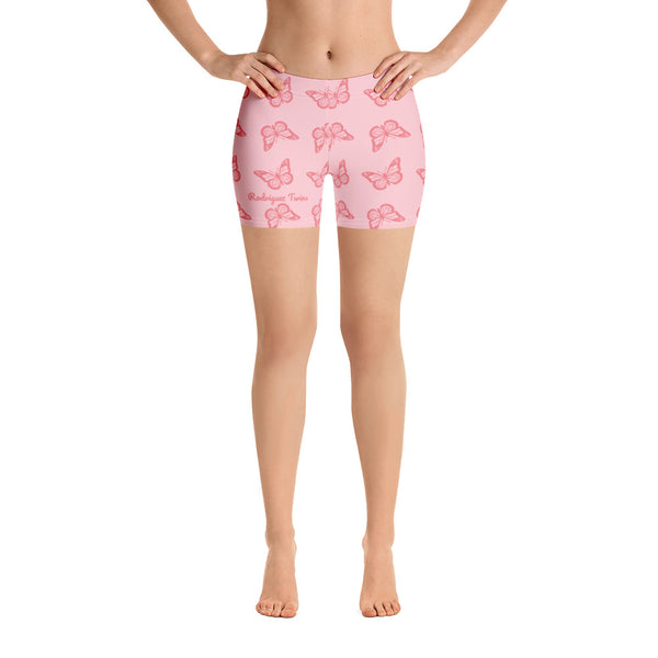 Pink Butterfly Shorts