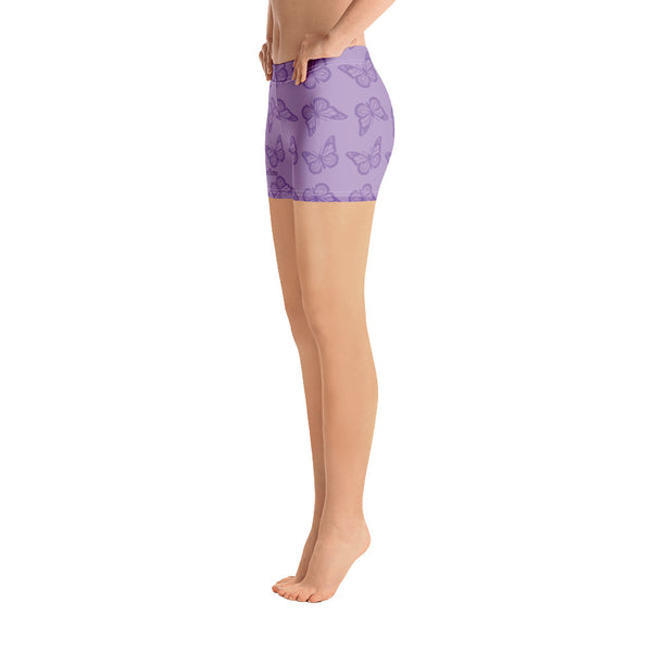 Purple butterfly Shorts