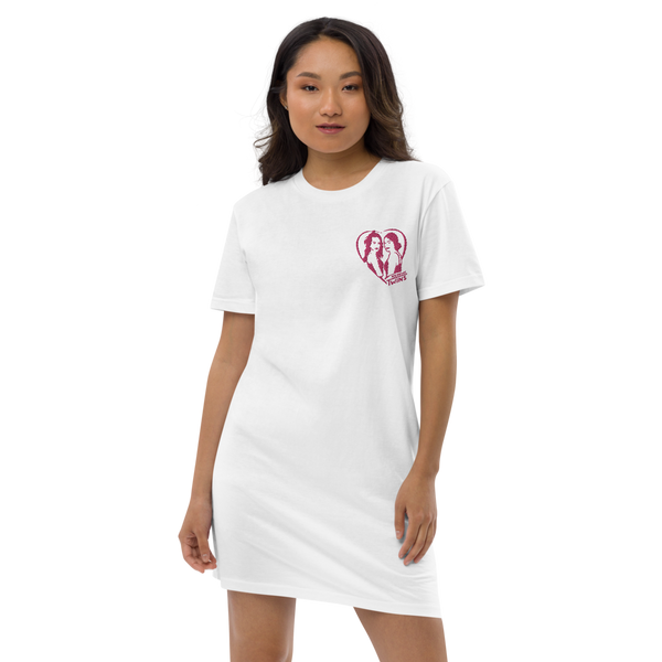 Pink Heart T-shirt dress